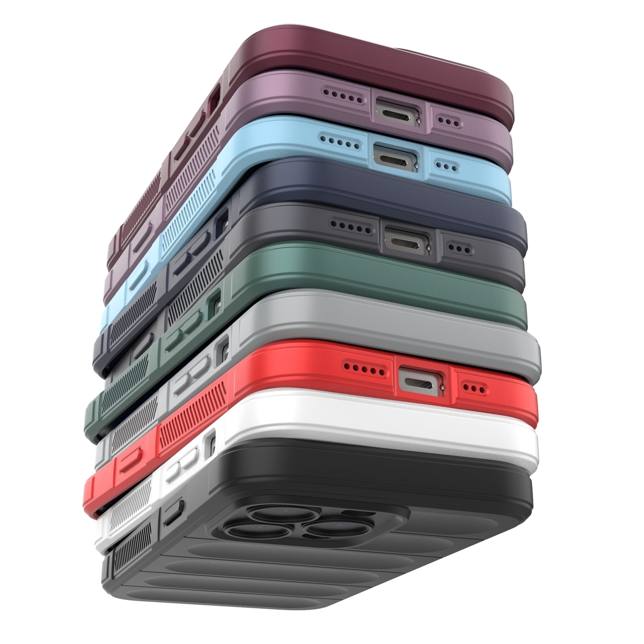 Magic Shield Kotelo iPhone 13 Pro joustava panssaroitu kansi tummansininen tummansininen