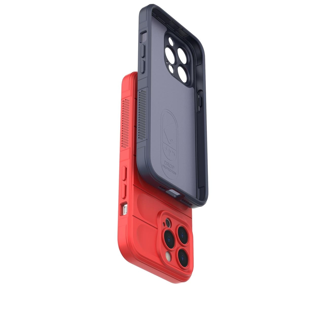 Magic Shield Kotelo iPhone 13 Pro Max joustava panssaroitu kansi punainen