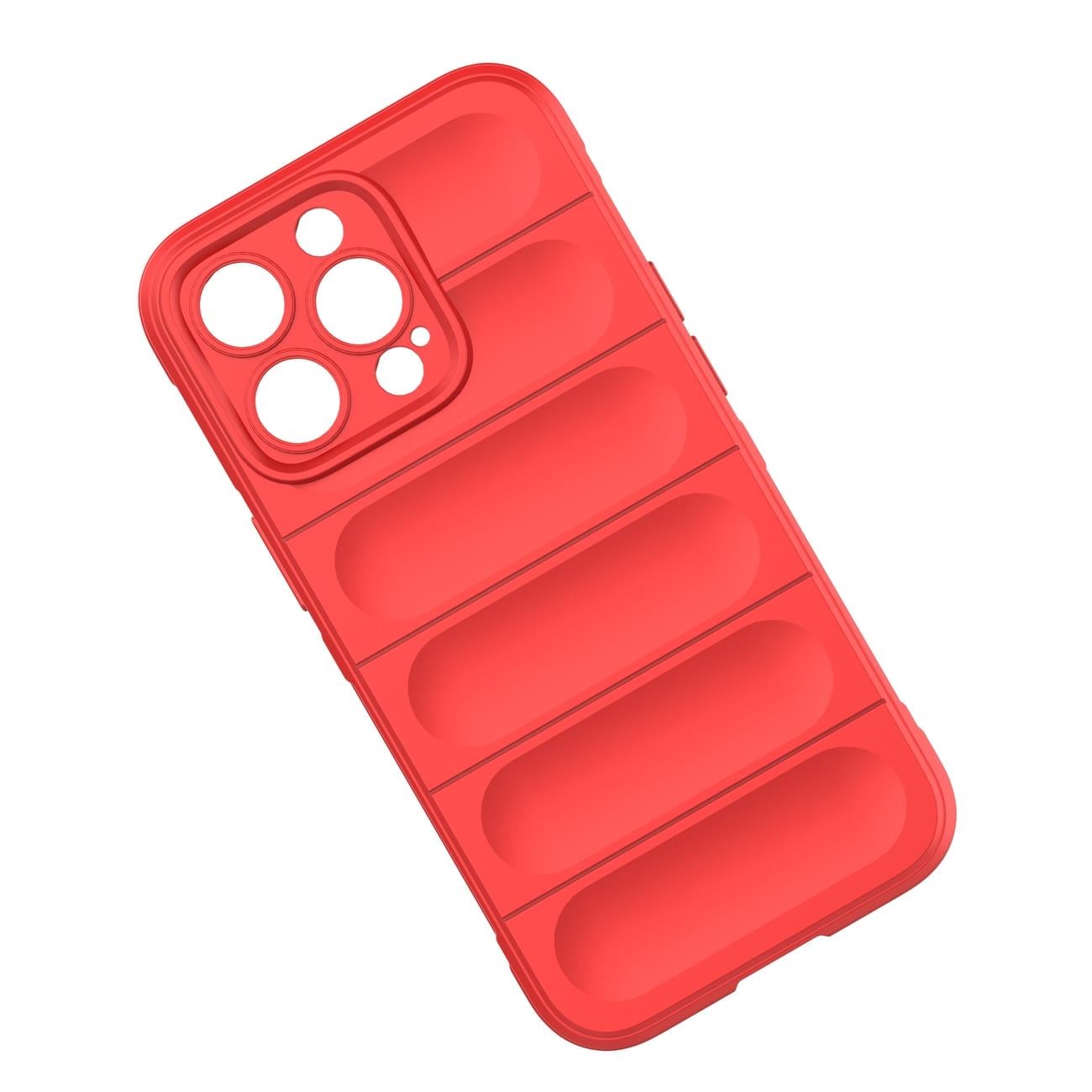 Magic Shield Kotelo iPhone 13 Pro Max joustava panssaroitu kansi punainen