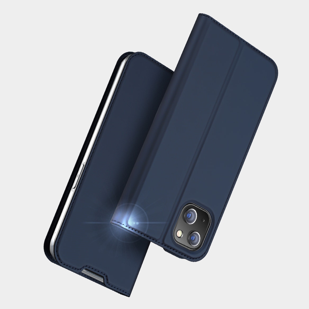 Dux Ducis Skin Pro Holster Flip Cover for iPhone 14 Plus musta