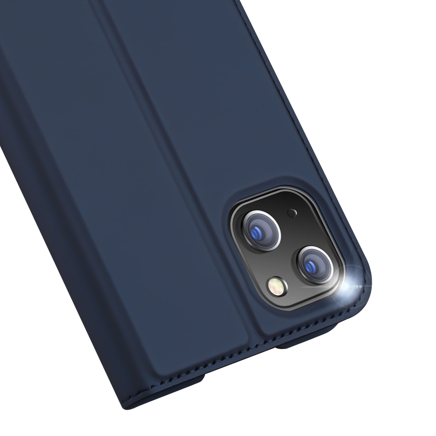 Dux Ducis Skin Pro Holster Flip Cover for iPhone 14 Plus sininen