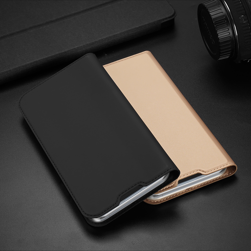 Dux Ducis Skin Pro Holster Flip Cover for iPhone 14 Plus vaaleanpunainen