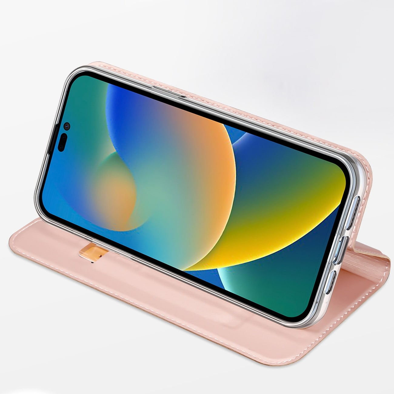 Dux Ducis Skin Pro Holster Flip Cover for iPhone 14 Pro kultainen