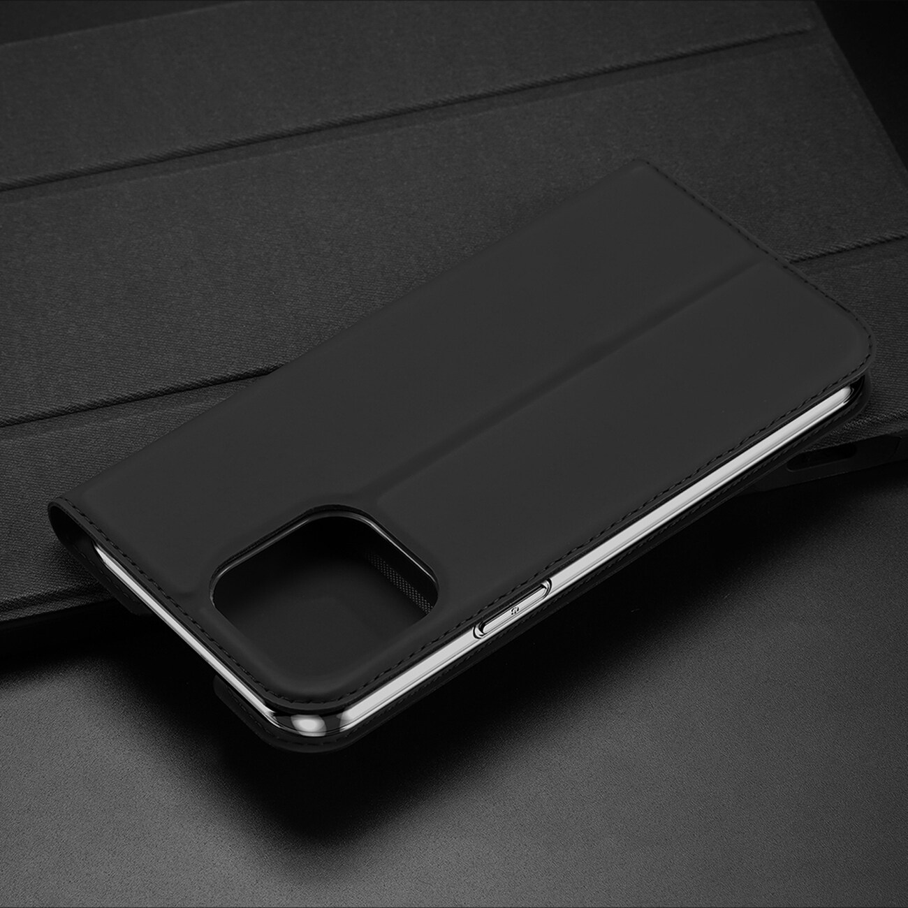 Dux Ducis Skin Pro Holster Flip Cover for iPhone 14 Pro kultainen