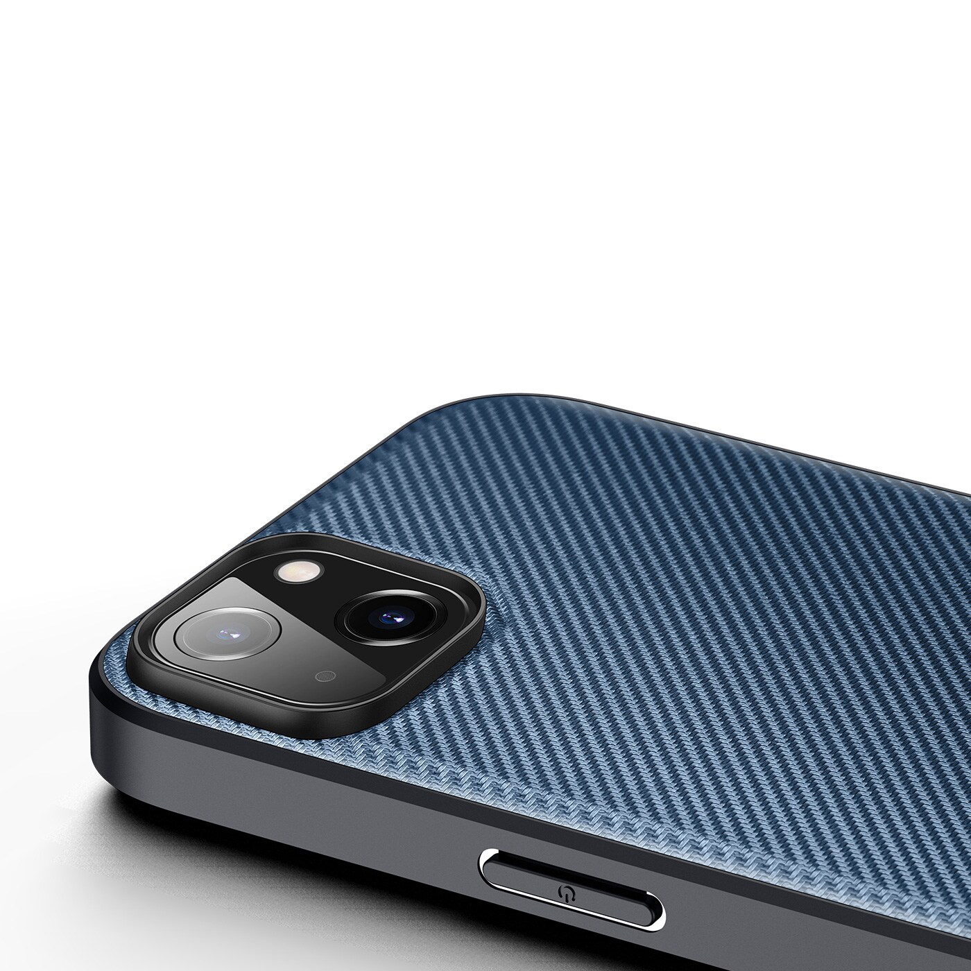 Dux Ducis Fino tapauksessa kansi iPhone 14 Plus sininen nylon