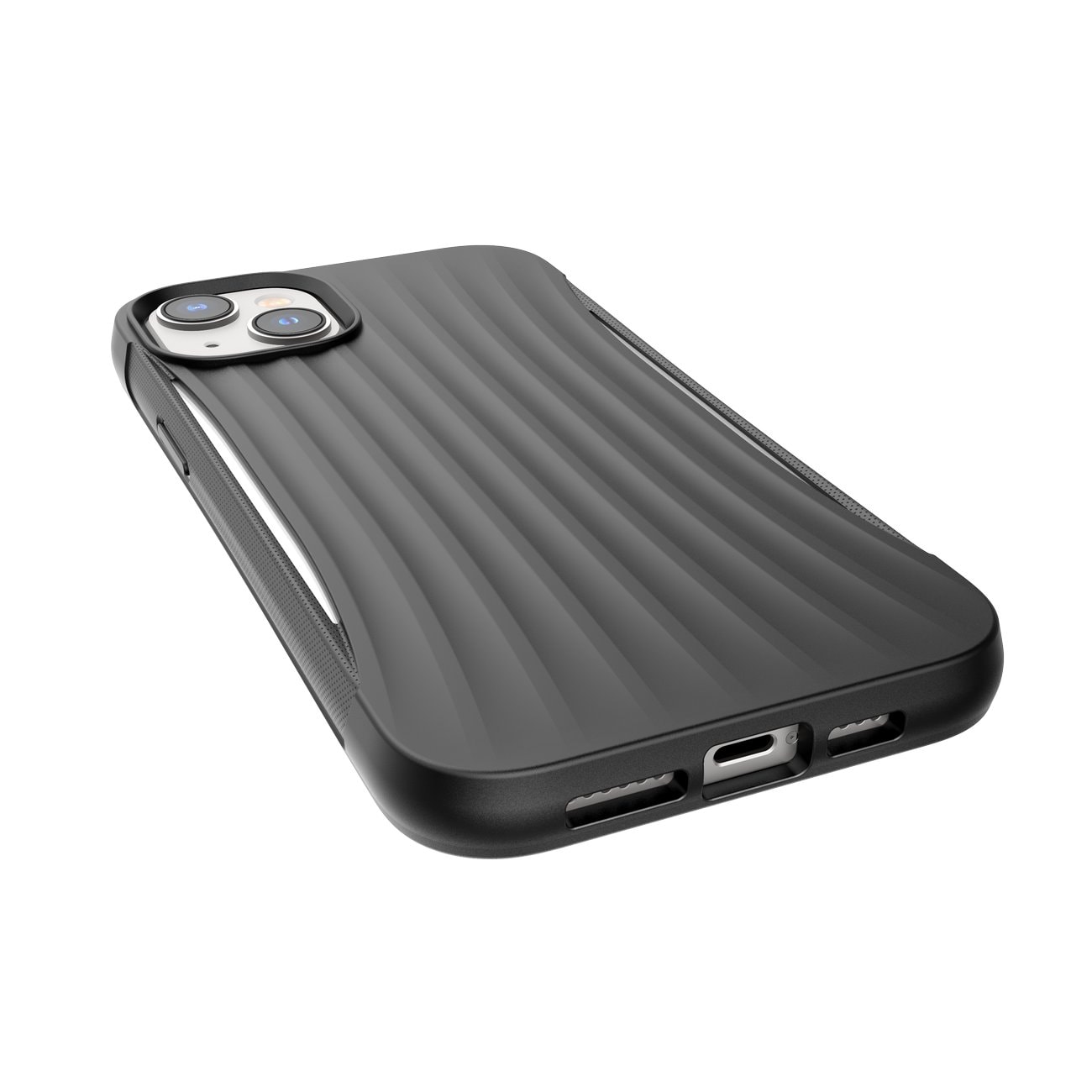 Raptic X-Doria Clutch Case iPhone 14 takakansi musta