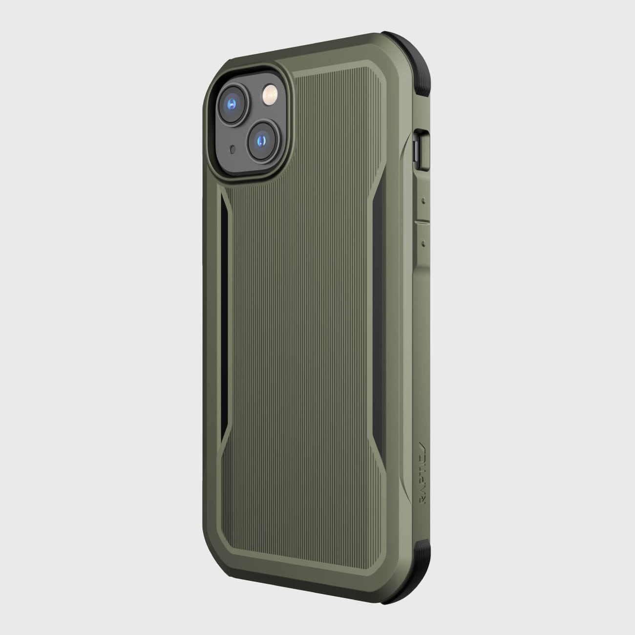 Raptic X-Doria Fort Case iPhone 14 Plus MagSafe panssaroitu suojus vihreä
