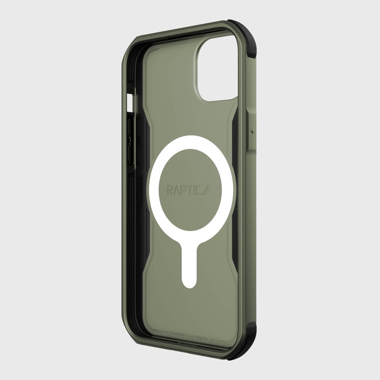 Raptic X-Doria Fort Case iPhone 14 Plus MagSafe panssaroitu suojus vihreä