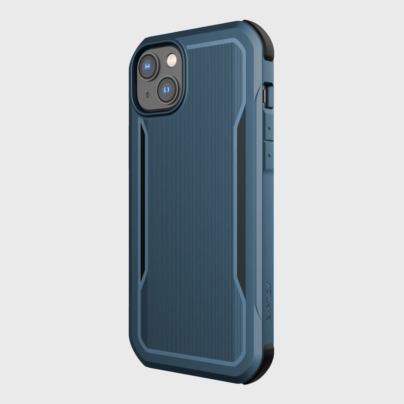 Raptic X-Doria Fort Case iPhone 14 Plus MagSafe panssaroidulla sinisellä kannella varustettuna