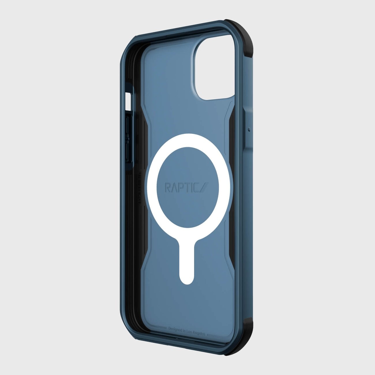 Raptic X-Doria Fort Case iPhone 14 Plus MagSafe panssaroidulla sinisellä kannella varustettuna