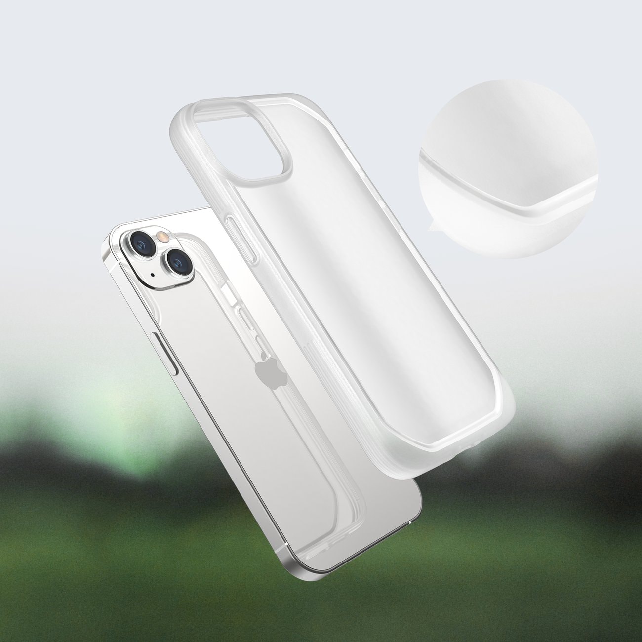 Raptic X-Doria Slim Case iPhone 14 Plus takakansi selkeä