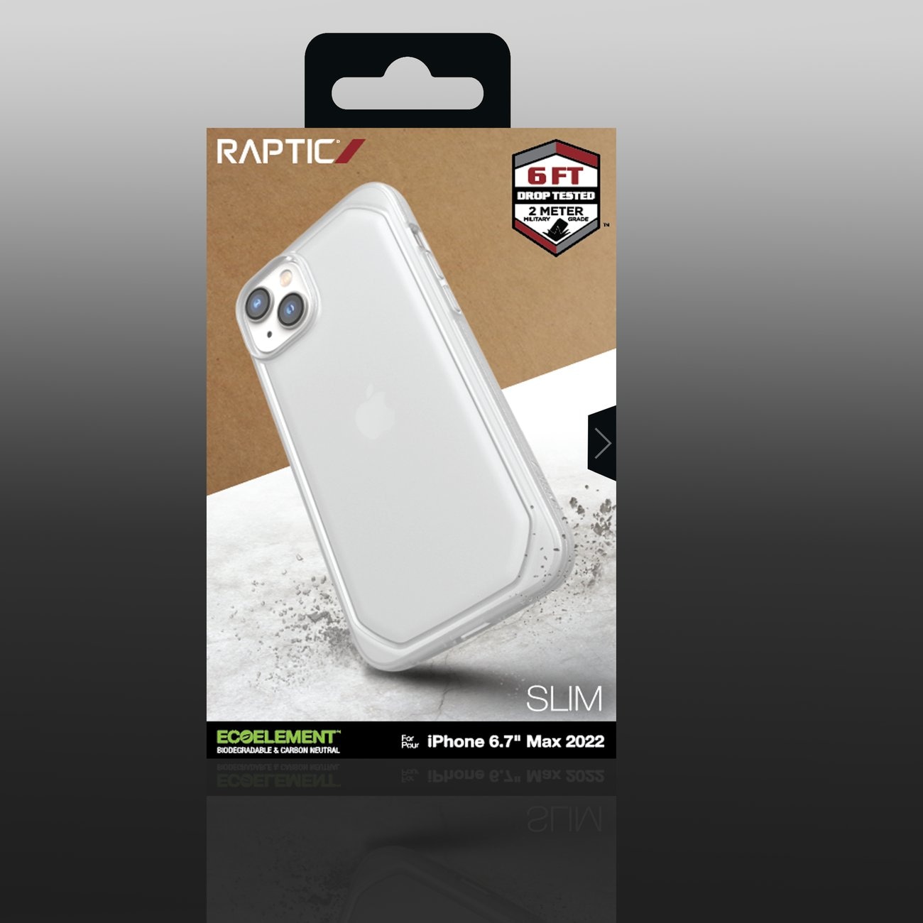 Raptic X-Doria Slim Case iPhone 14 Plus takakansi selkeä