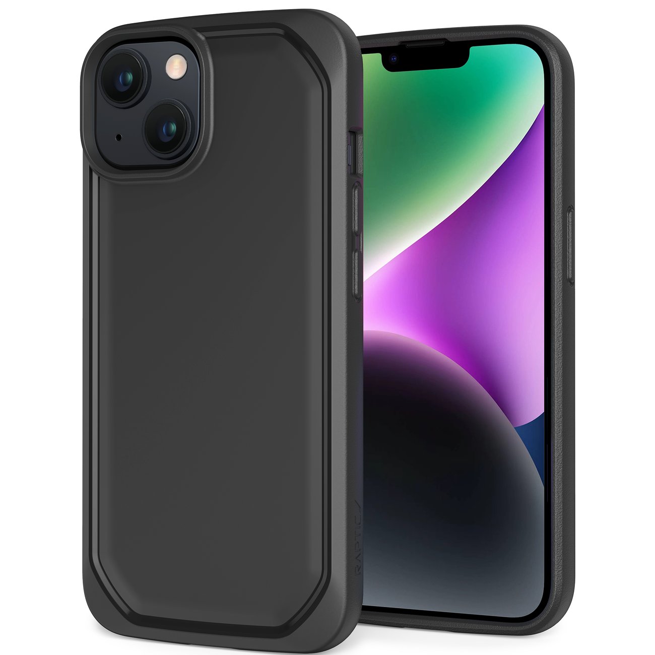 Raptic X-Doria Slim Case iPhone 14 Plus takakansi musta