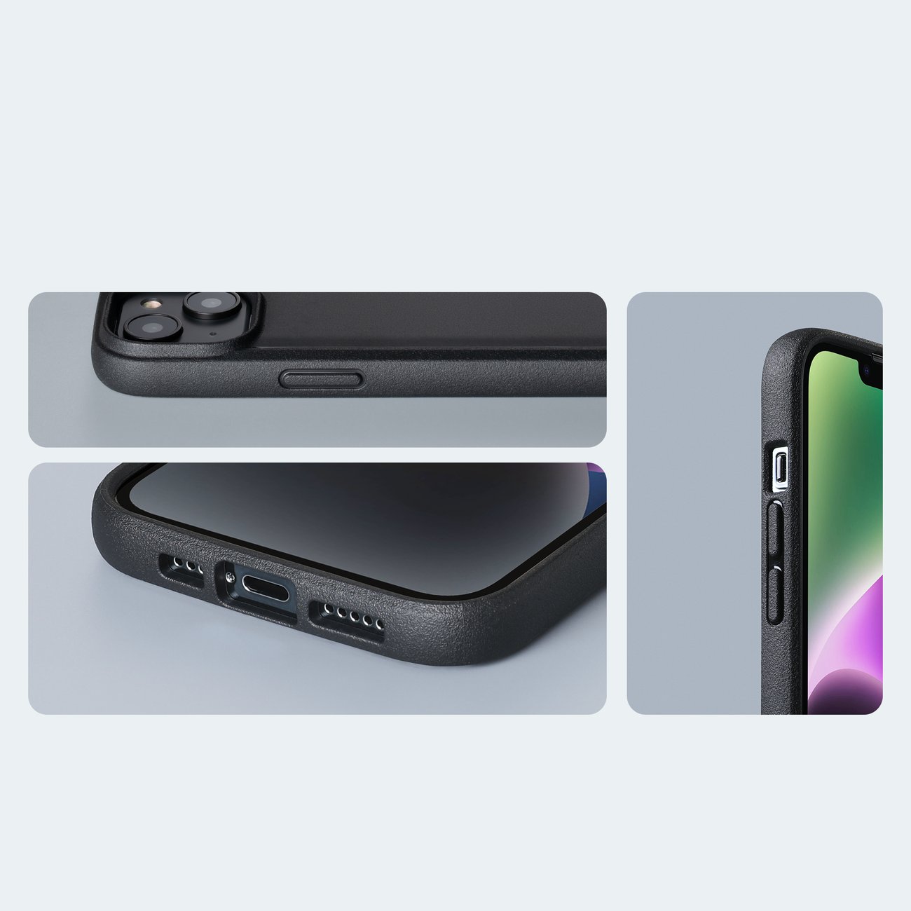 Raptic X-Doria Slim Case iPhone 14 Plus takakansi musta