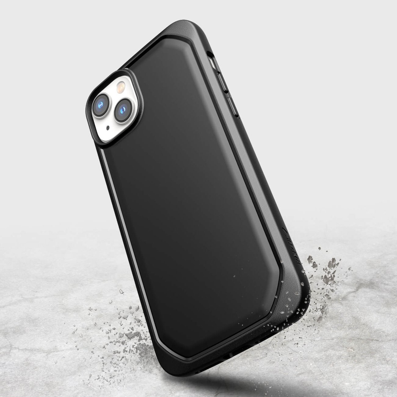 Raptic X-Doria Slim Case iPhone 14 Plus takakansi musta