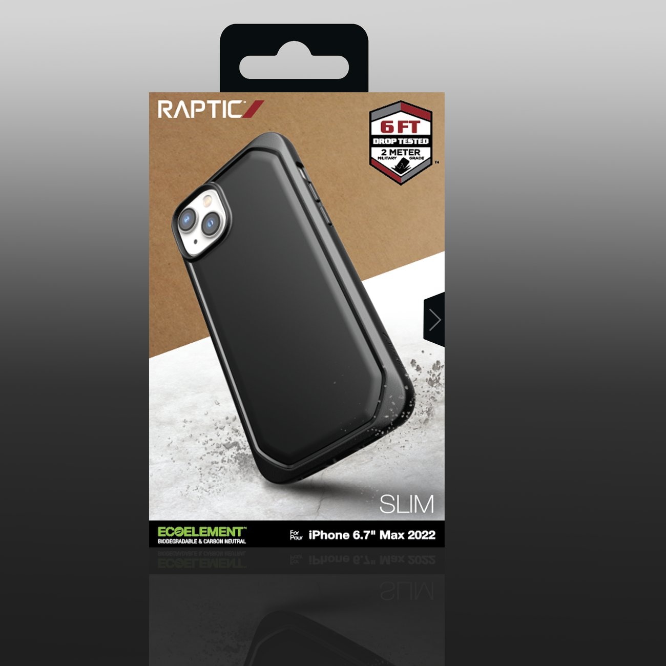 Raptic X-Doria Slim Case iPhone 14 Plus takakansi musta