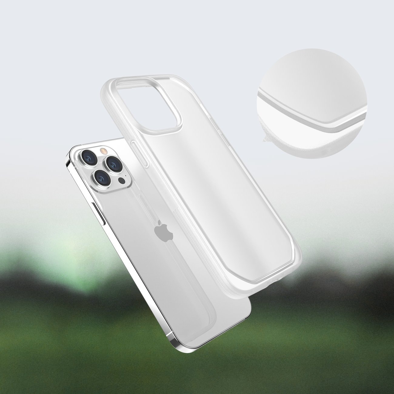 Raptic X-Doria Slim Case iPhone 14 Pro takakansi selkeä