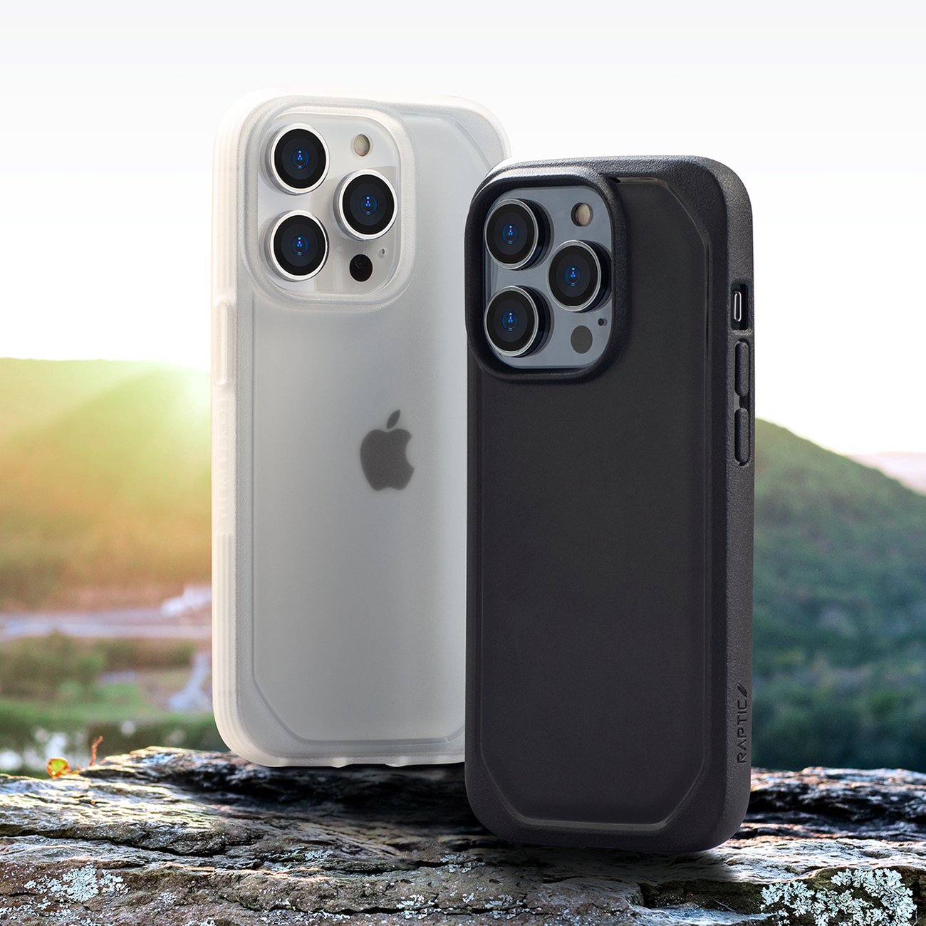 Raptic X-Doria Slim Case iPhone 14 Pro Max takakansi läpinäkyvä läpikuultava