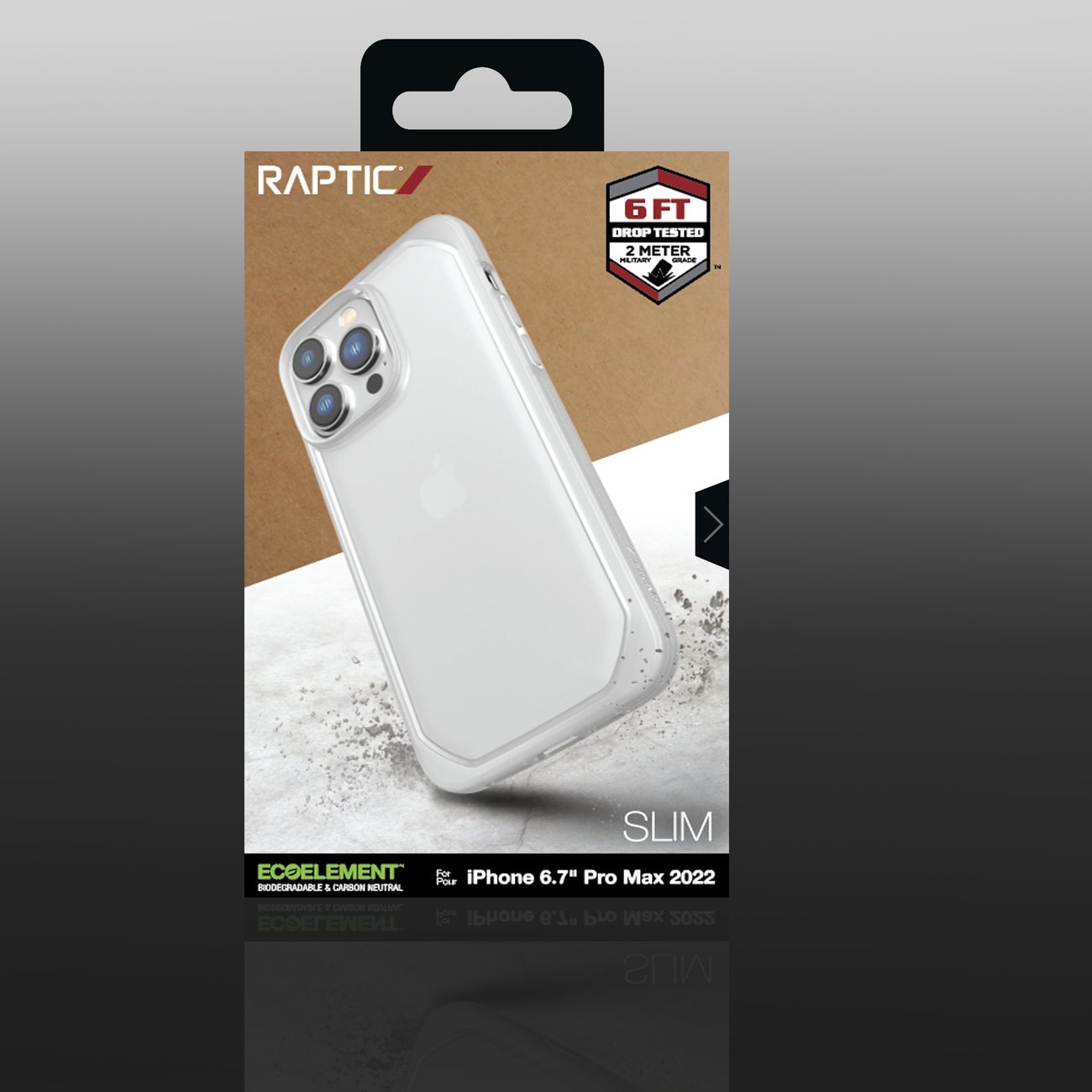 Raptic X-Doria Slim Case iPhone 14 Pro Max takakansi läpinäkyvä läpikuultava