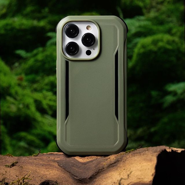 Raptic X-Doria Fort Case iPhone 14 Pro MagSafe panssaroidulla sinisellä suojuksella
