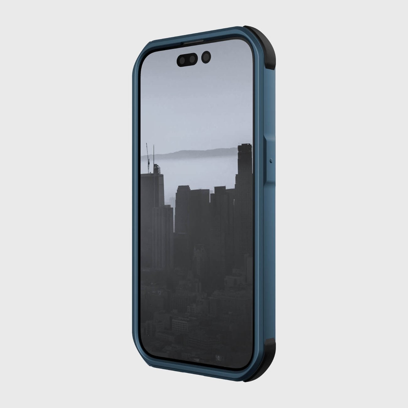 Raptic X-Doria Fort Case iPhone 14 Pro MagSafe panssaroidulla sinisellä suojuksella