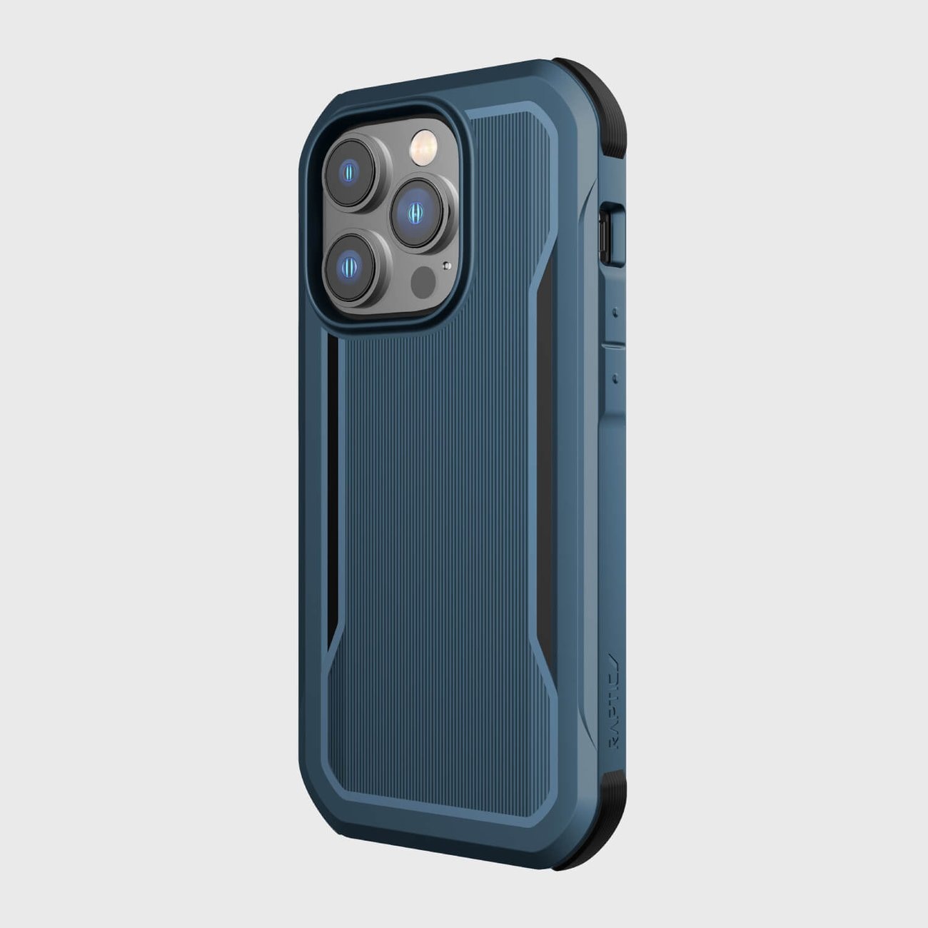 Raptic X-Doria Fort Case iPhone 14 Pro MagSafe panssaroidulla sinisellä suojuksella