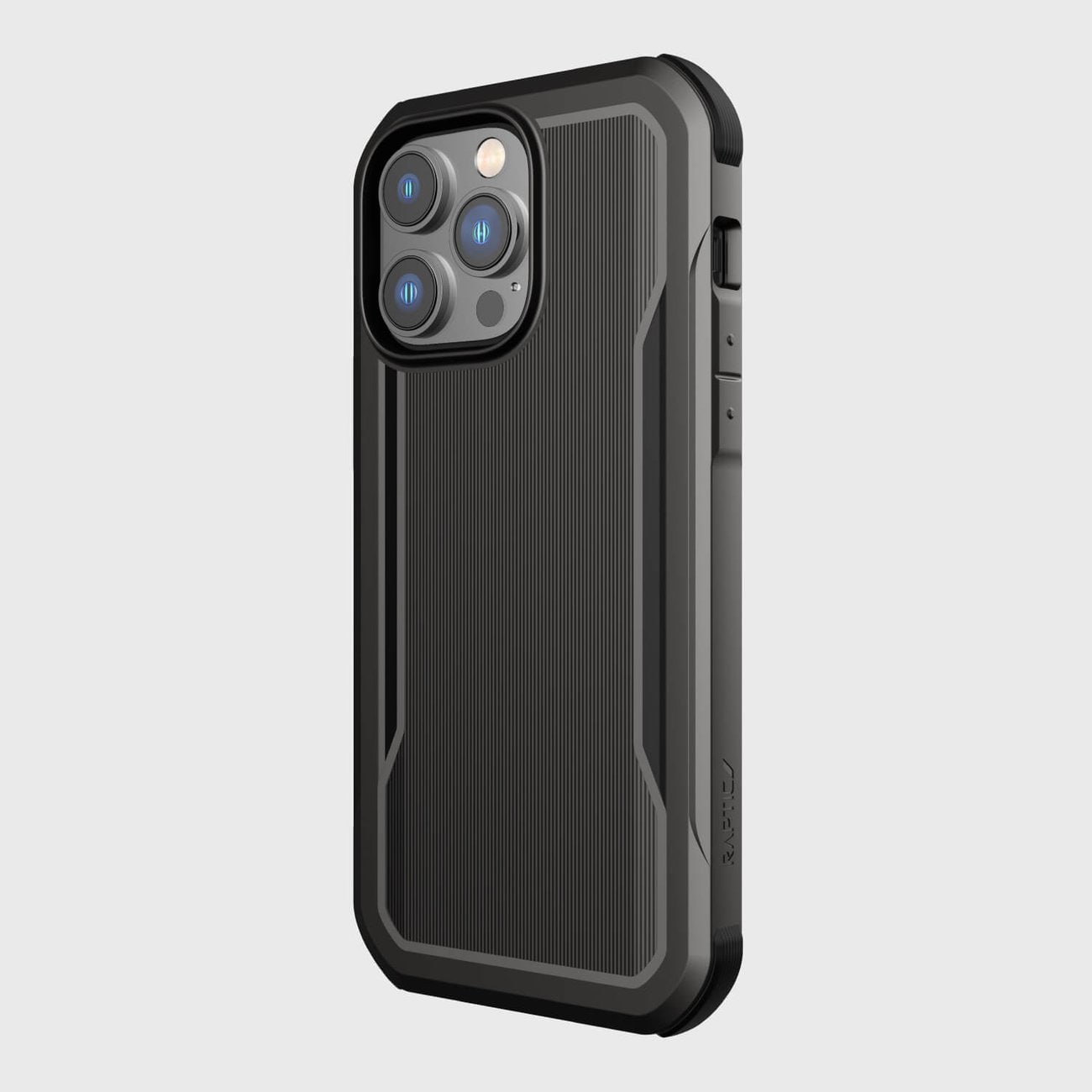 Raptic X-Doria Fort Case iPhone 14 Pro Max MagSafe panssaroitu suojus musta