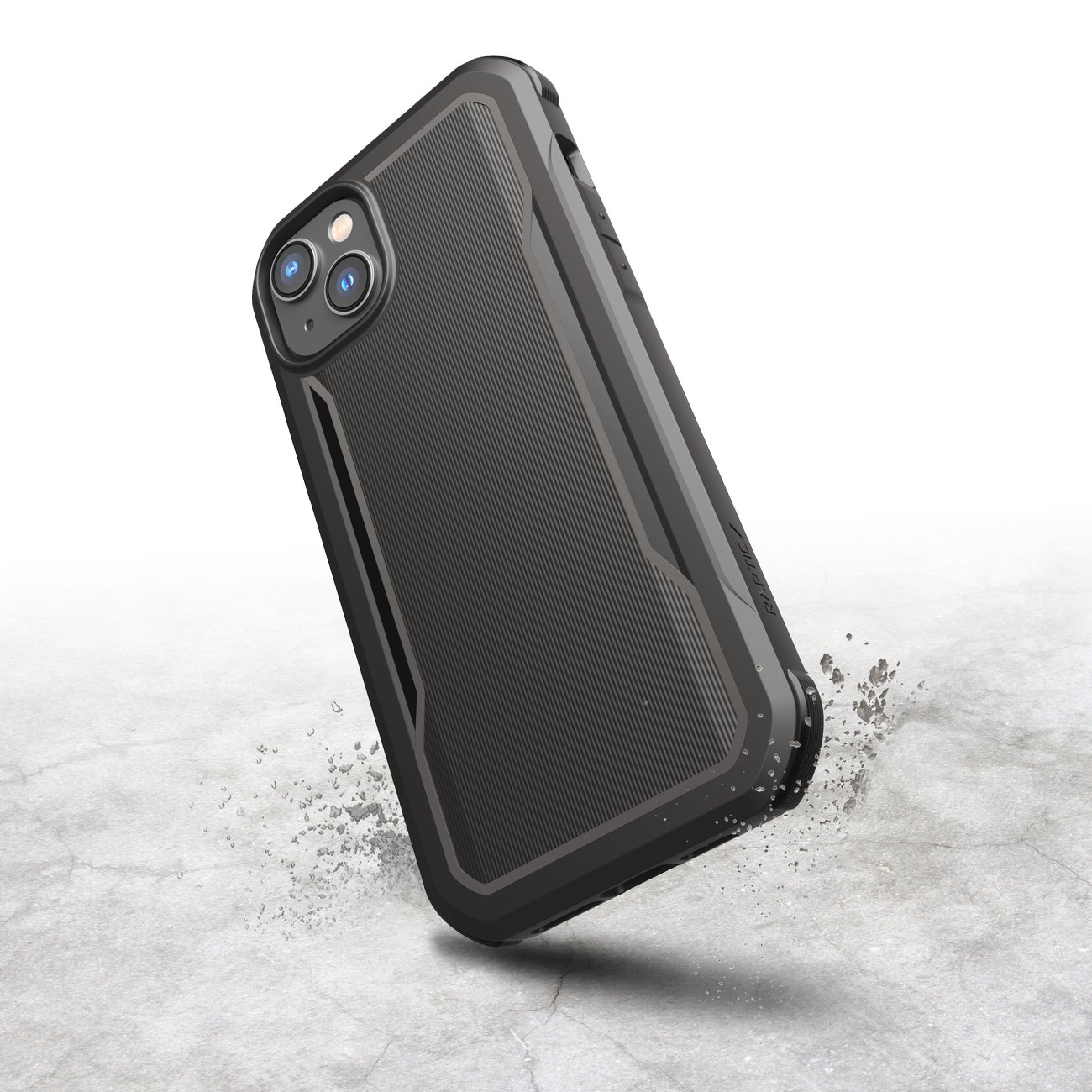 Raptic X-Doria Fort Case iPhone 14 Pro Max MagSafe panssaroitu suojus musta