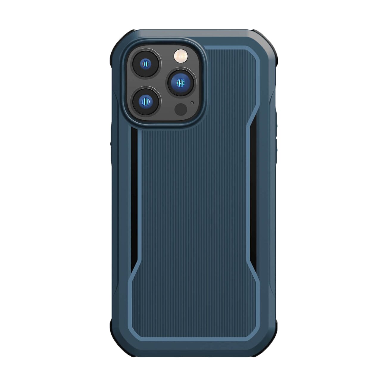 Raptic X-Doria Fort Case iPhone 14 Pro Max MagSafe panssaroidulla sinisellä kannella varustettuna