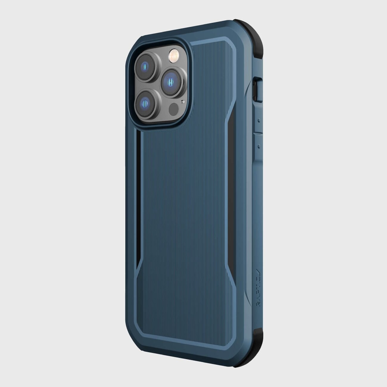 Raptic X-Doria Fort Case iPhone 14 Pro Max MagSafe panssaroidulla sinisellä kannella varustettuna