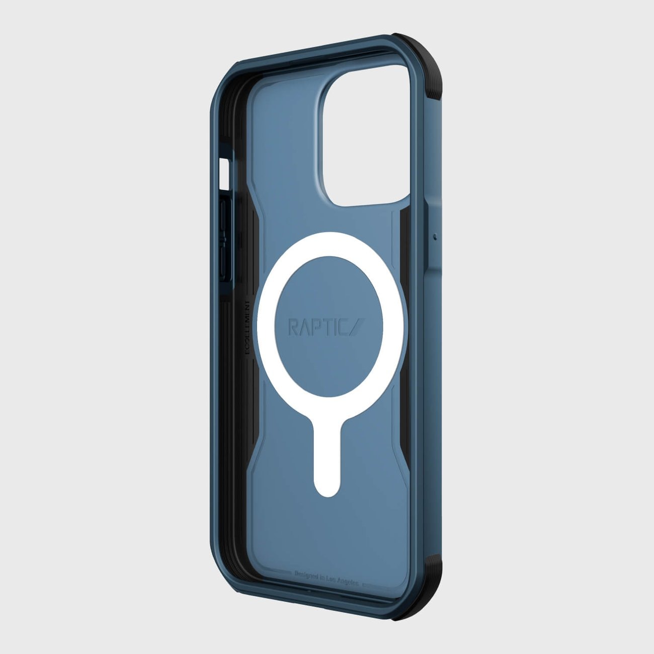 Raptic X-Doria Fort Case iPhone 14 Pro Max MagSafe panssaroidulla sinisellä kannella varustettuna