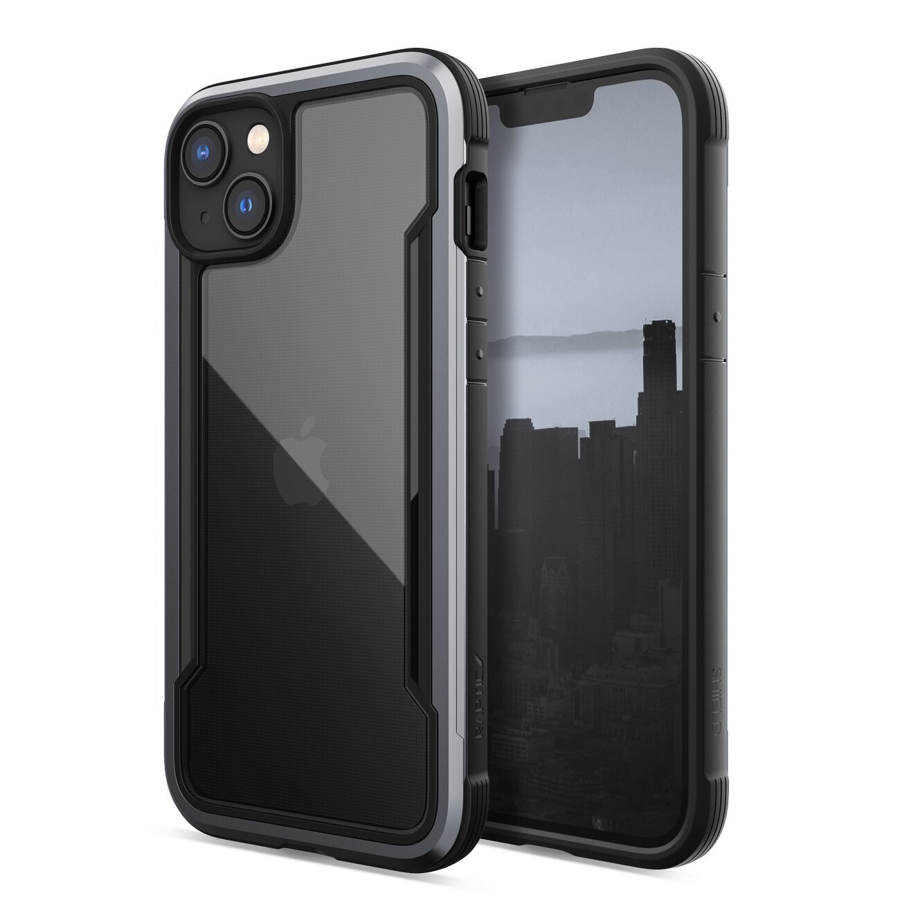 Raptic X-Doria Shield Case iPhone 14 panssaroitu kansi musta