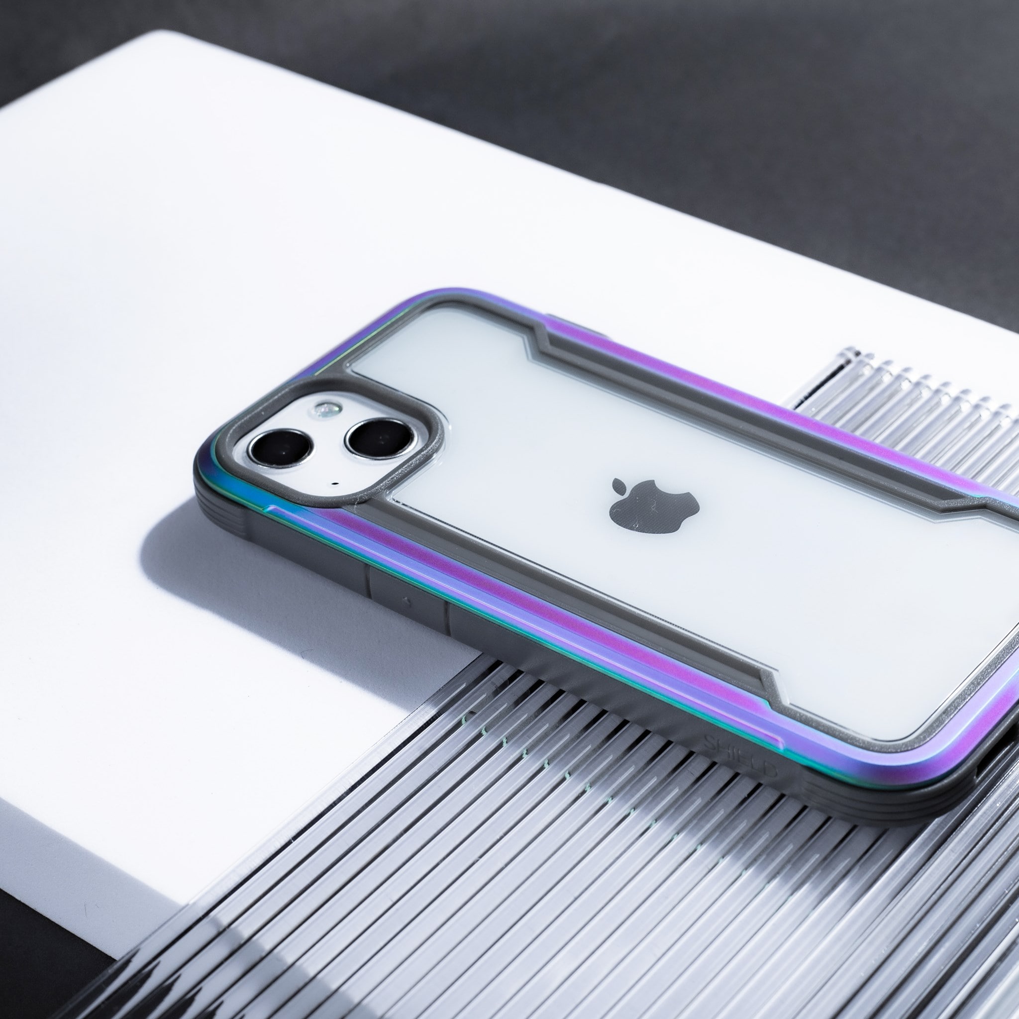 Raptic X-Doria Shield Case iPhone 14 Plus panssaroitu kansi musta