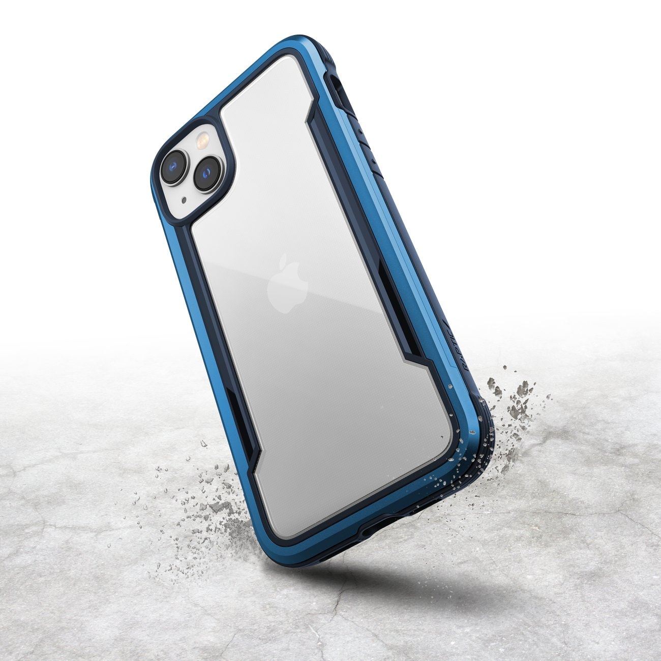Raptic X-Doria Shield Case iPhone 14 Plus panssaroitu suojus sininen