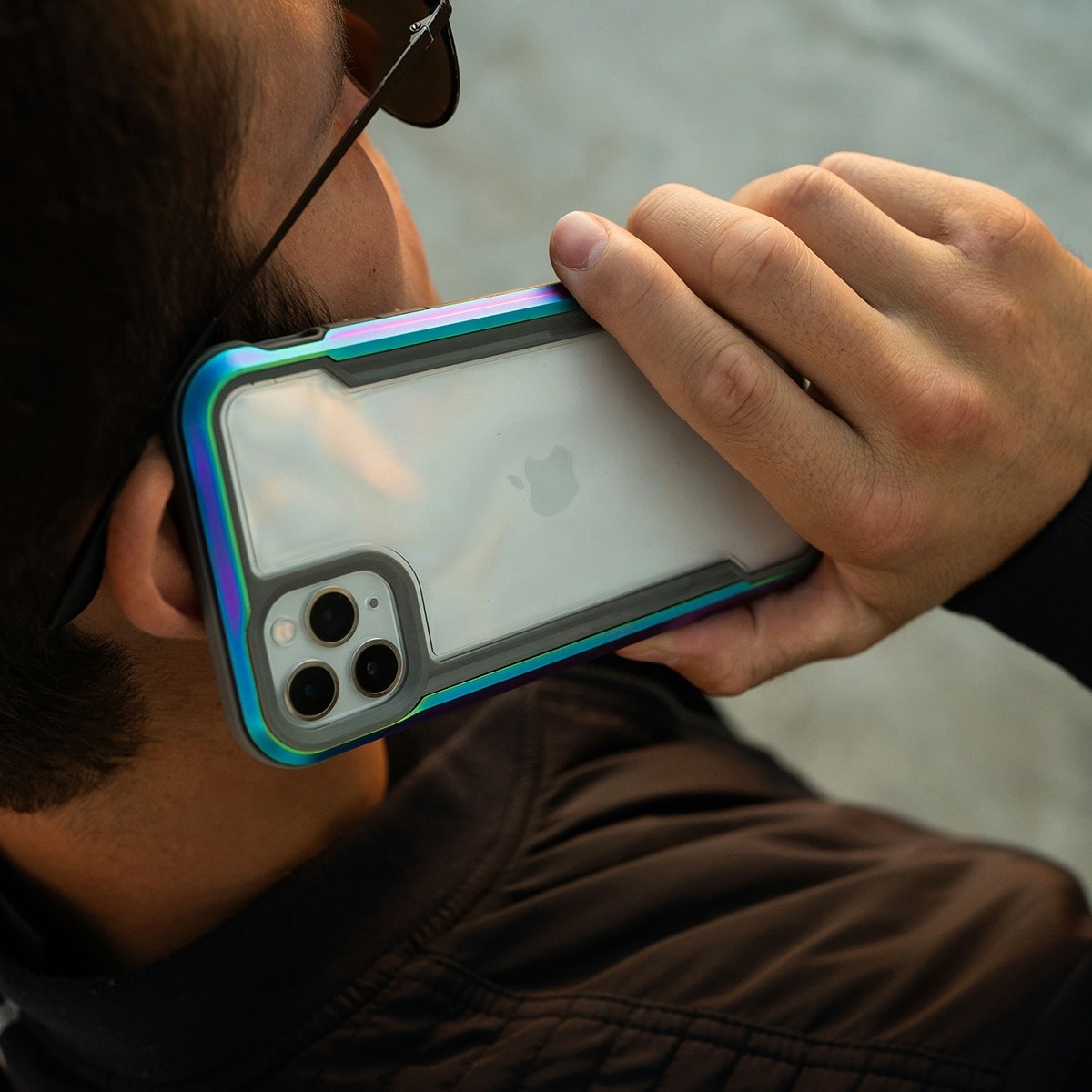 Raptic X-Doria Shield Case iPhone 14 Pro panssaroitu kansi musta