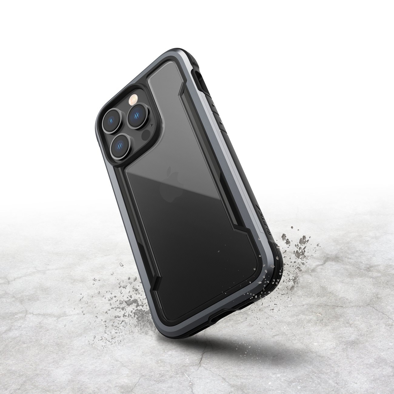 Raptic X-Doria Shield Case iPhone 14 Pro panssaroitu kansi musta
