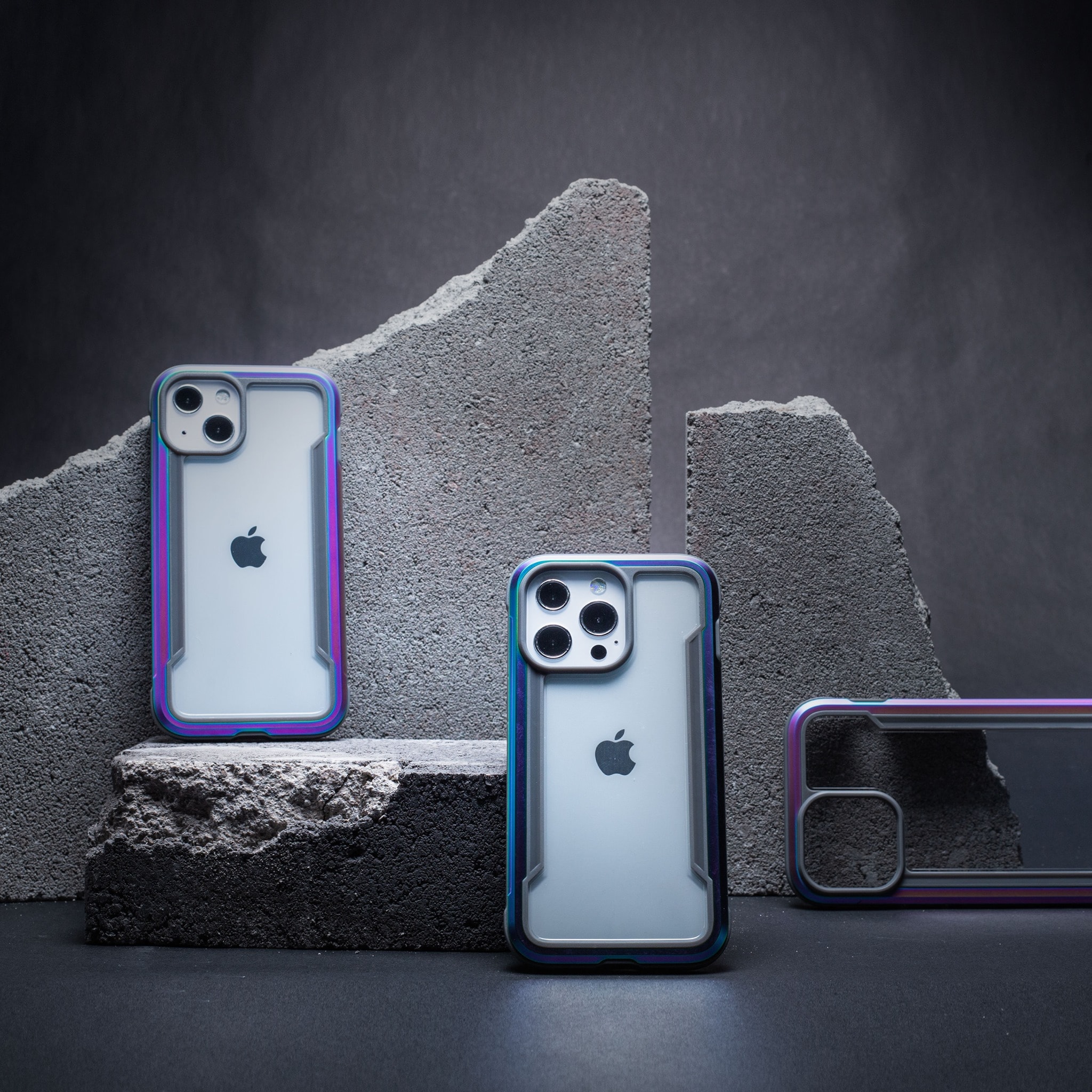 Raptic X-Doria Shield Case iPhone 14 Pro panssaroitu kansi sininen