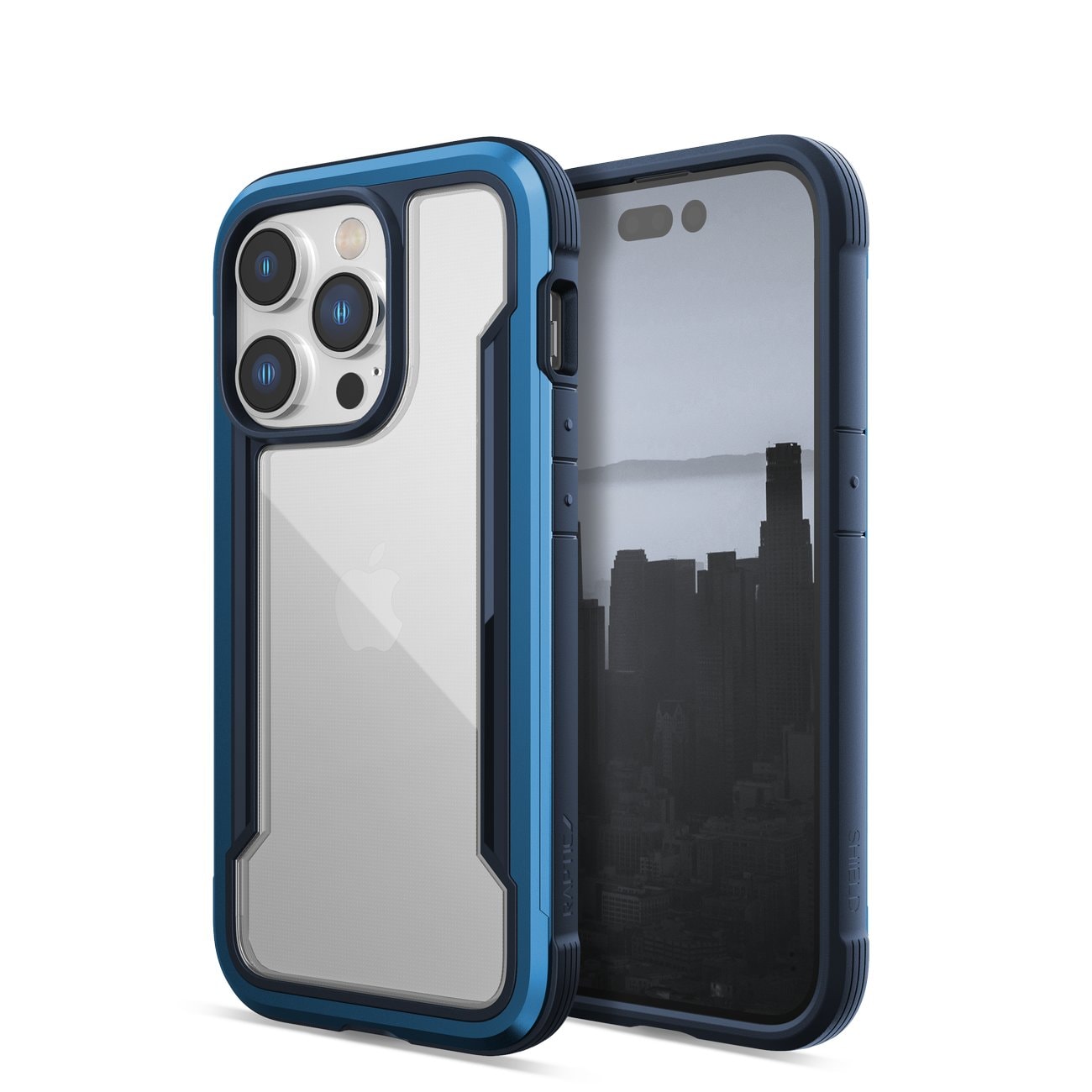 Raptic X-Doria Shield Case iPhone 14 Pro panssaroitu kansi sininen