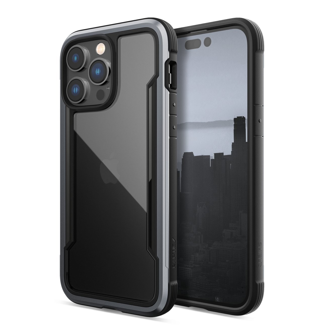 Raptic X-Doria Shield Case iPhone 14 Pro Max panssaroitu kansi musta