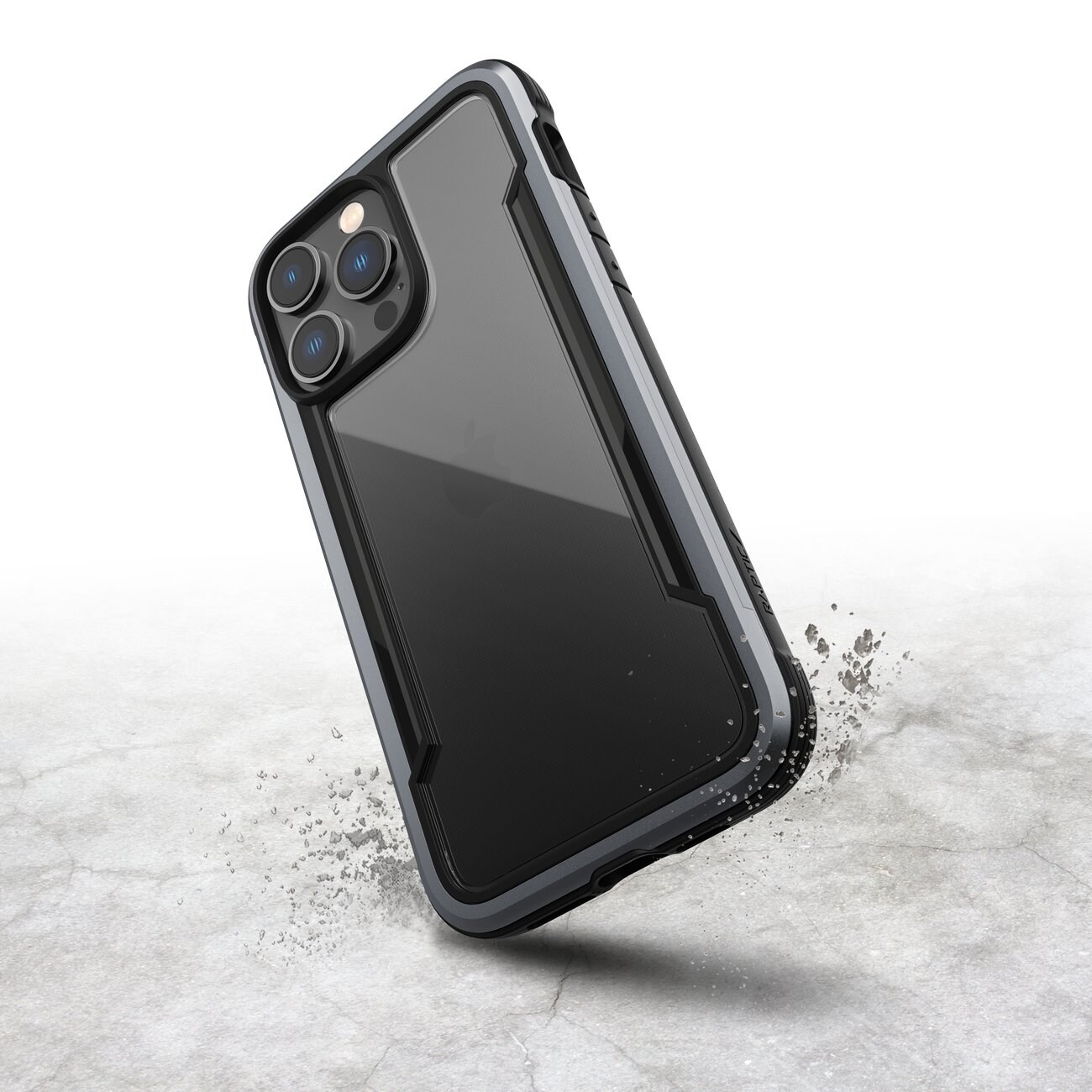 Raptic X-Doria Shield Case iPhone 14 Pro Max panssaroitu kansi musta