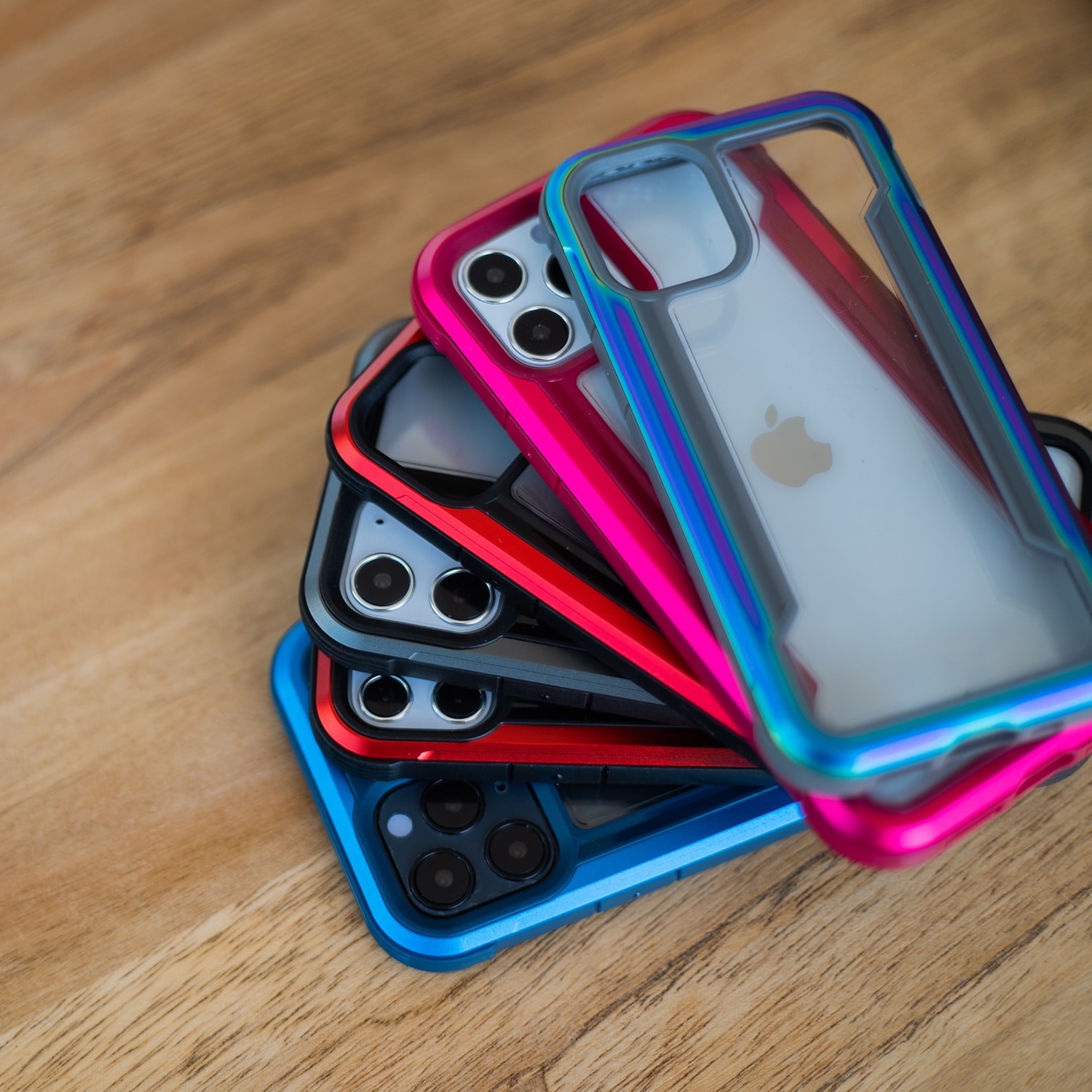 Raptic X-Doria Shield Case iPhone 14 Pro Max panssaroitu kansi sininen