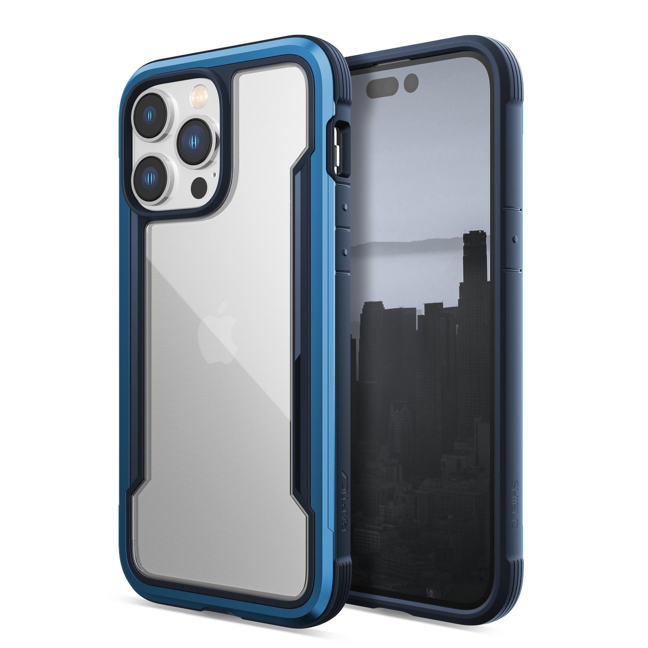 Raptic X-Doria Shield Case iPhone 14 Pro Max panssaroitu kansi sininen