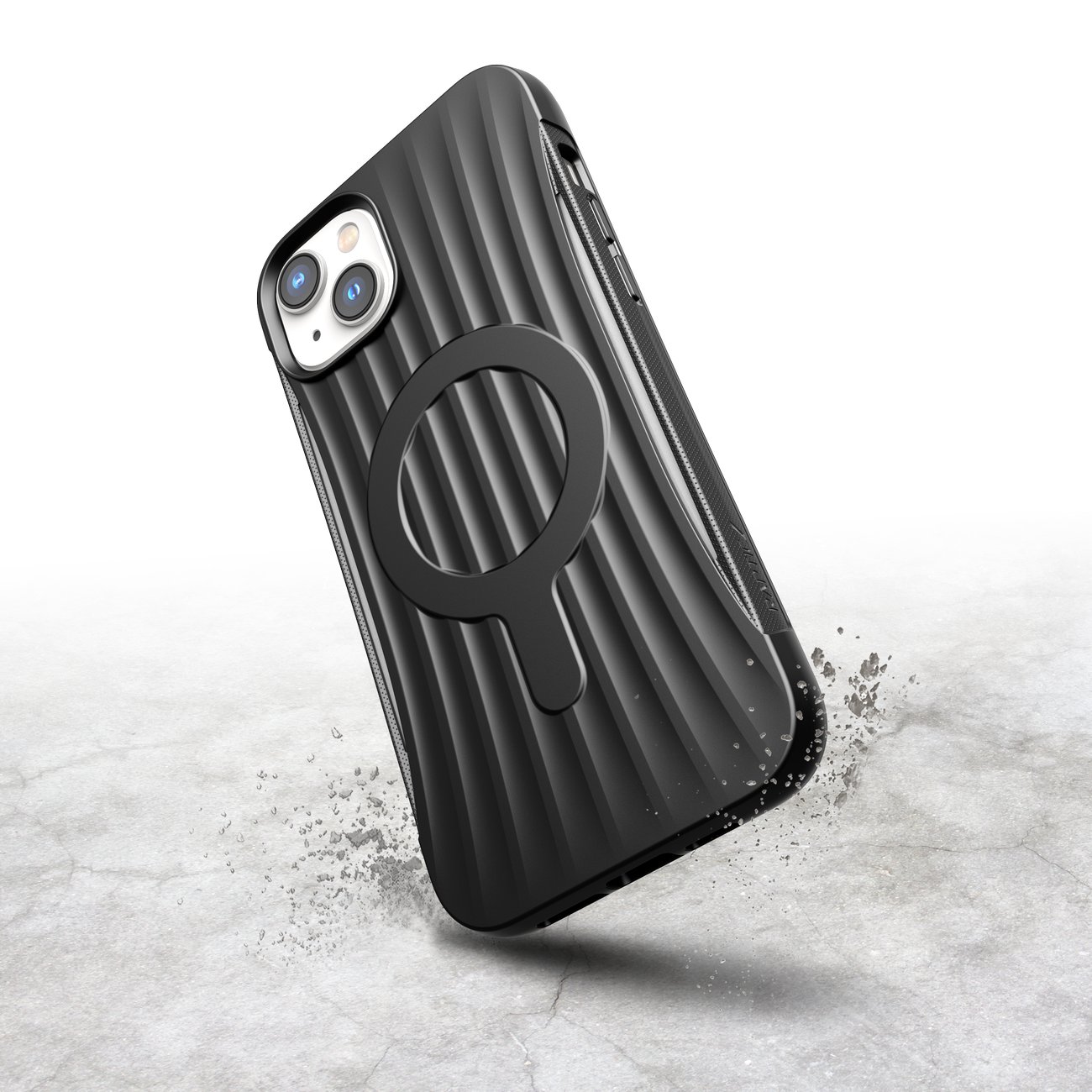 Raptic X-Doria Clutch Case iPhone 14 Plus MagSafe takakuori musta
