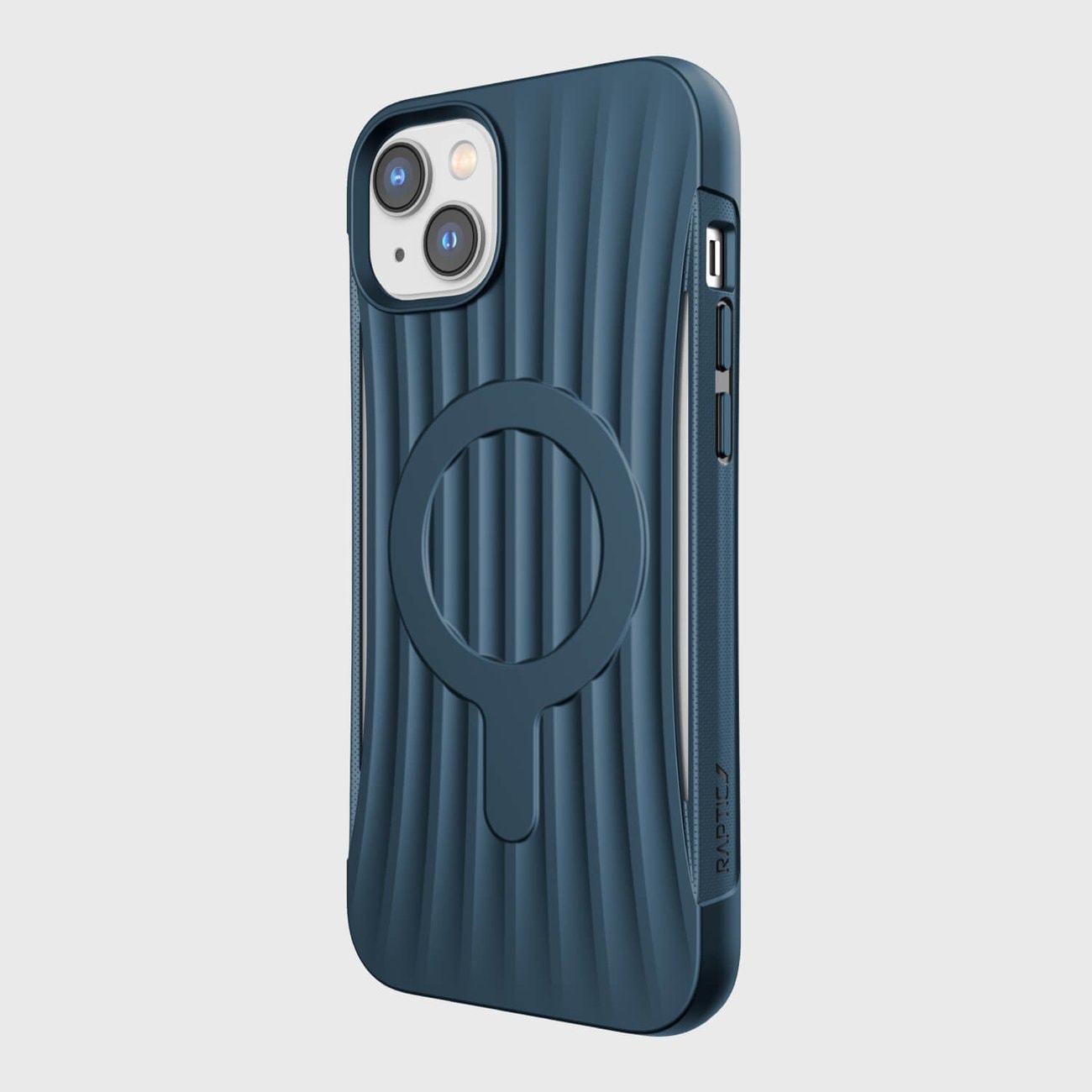 Raptic X-Doria Clutch Case iPhone 14 Plus MagSafe takakuori sininen