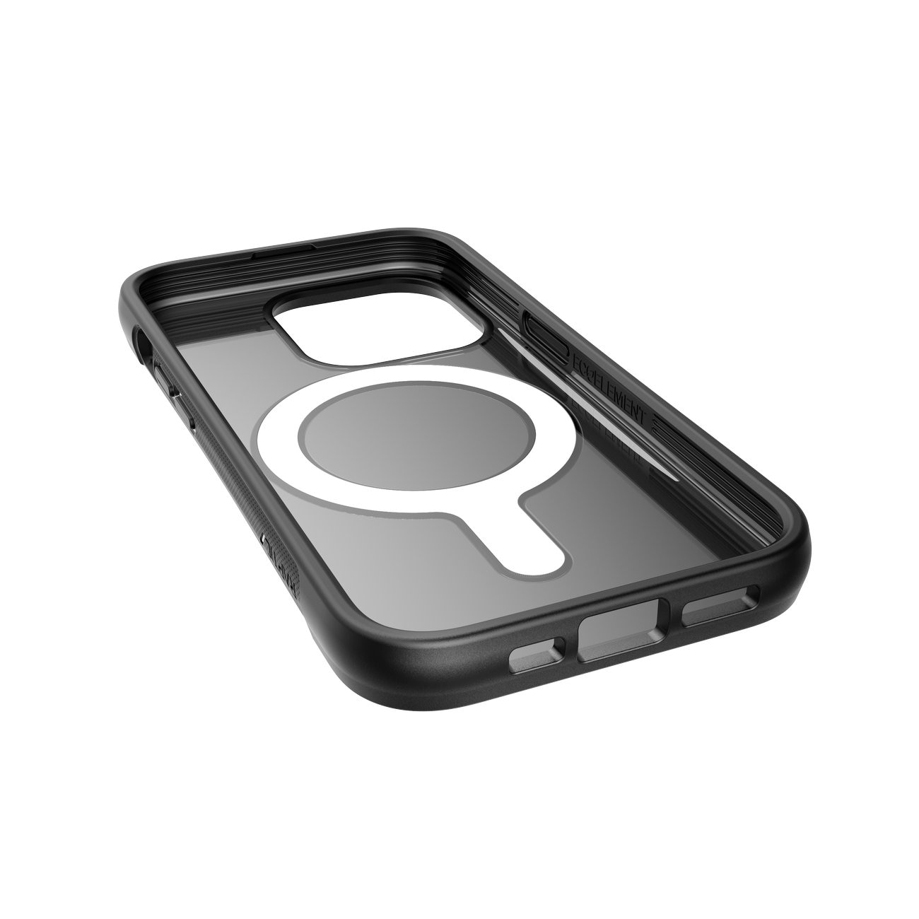 Raptic X-Doria Clutch Case iPhone 14 Pro MagSafe takakuorella musta