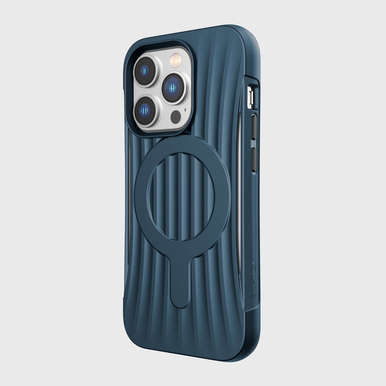 Raptic X-Doria Clutch Case iPhone 14 Pro MagSafe takakannella sininen