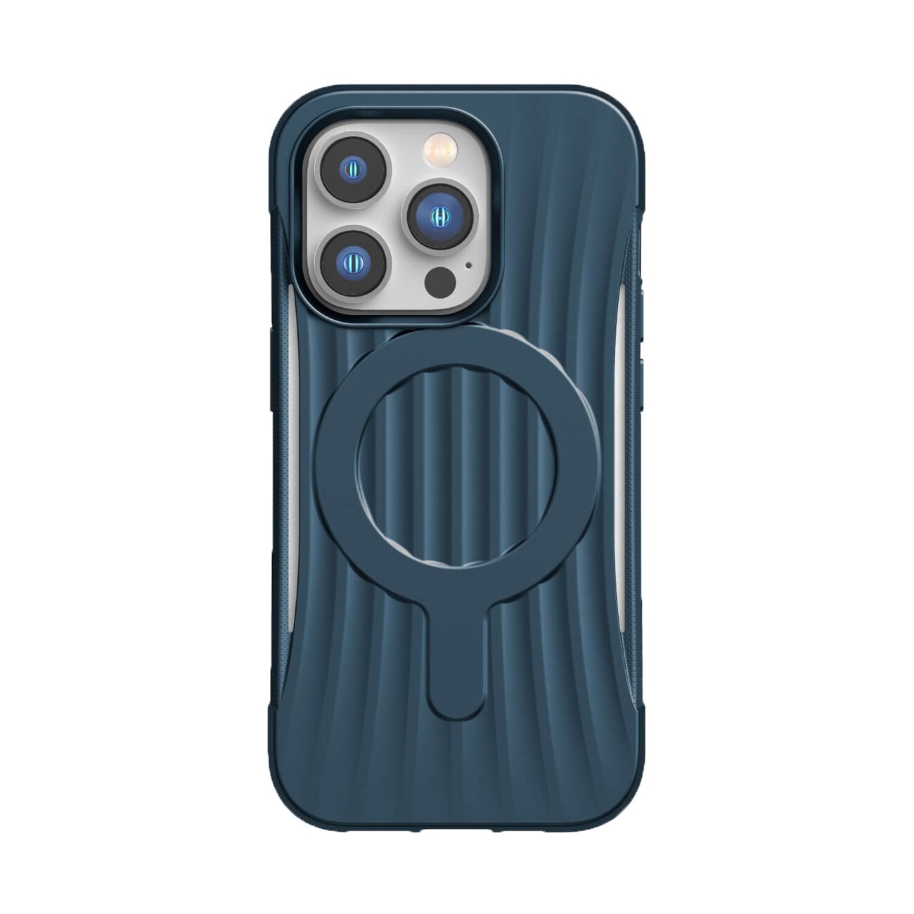 Raptic X-Doria Clutch Case iPhone 14 Pro MagSafe takakannella sininen