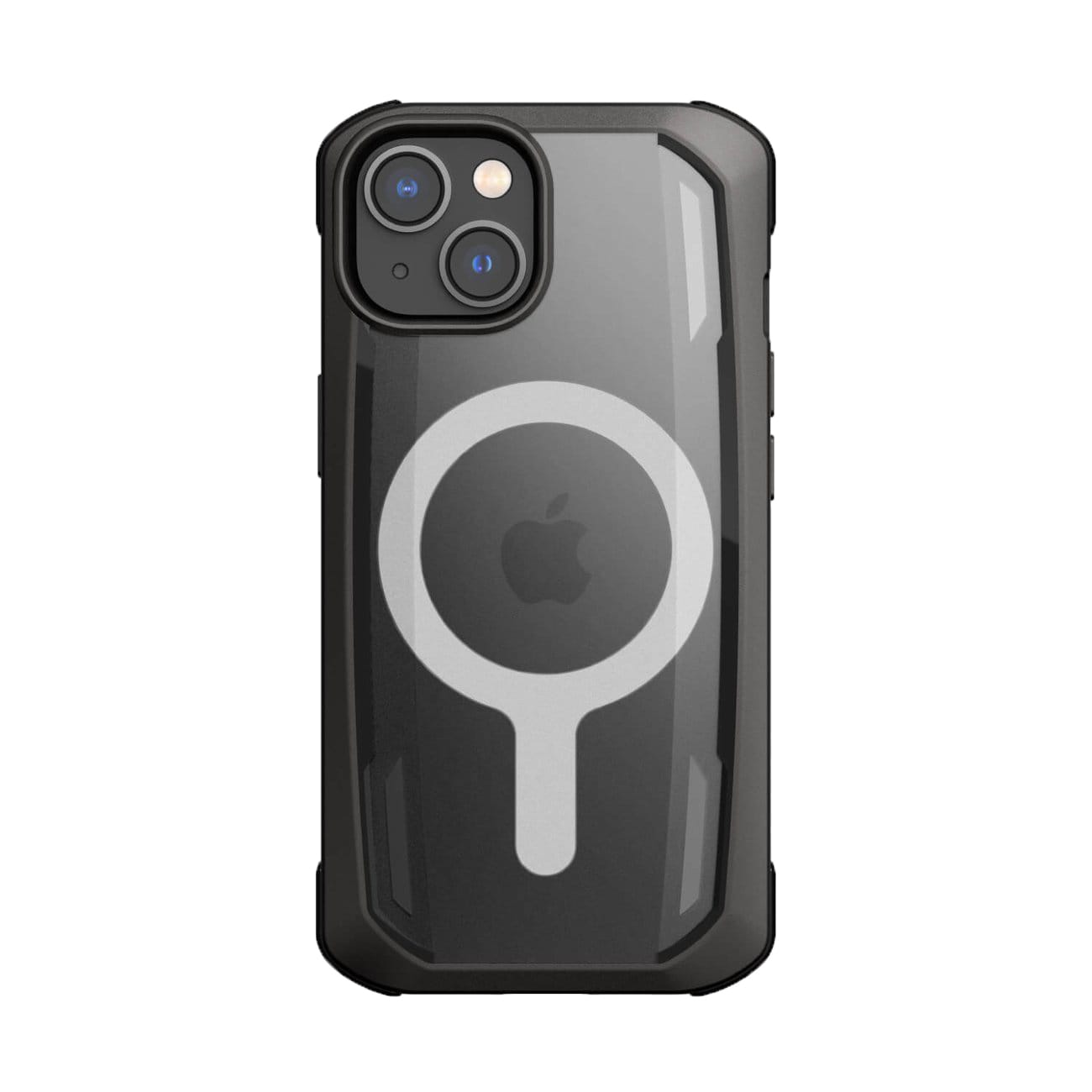 Raptic X-Doria Secure Case varten iPhone 14 Plus MagSafe panssaroitu kansi musta
