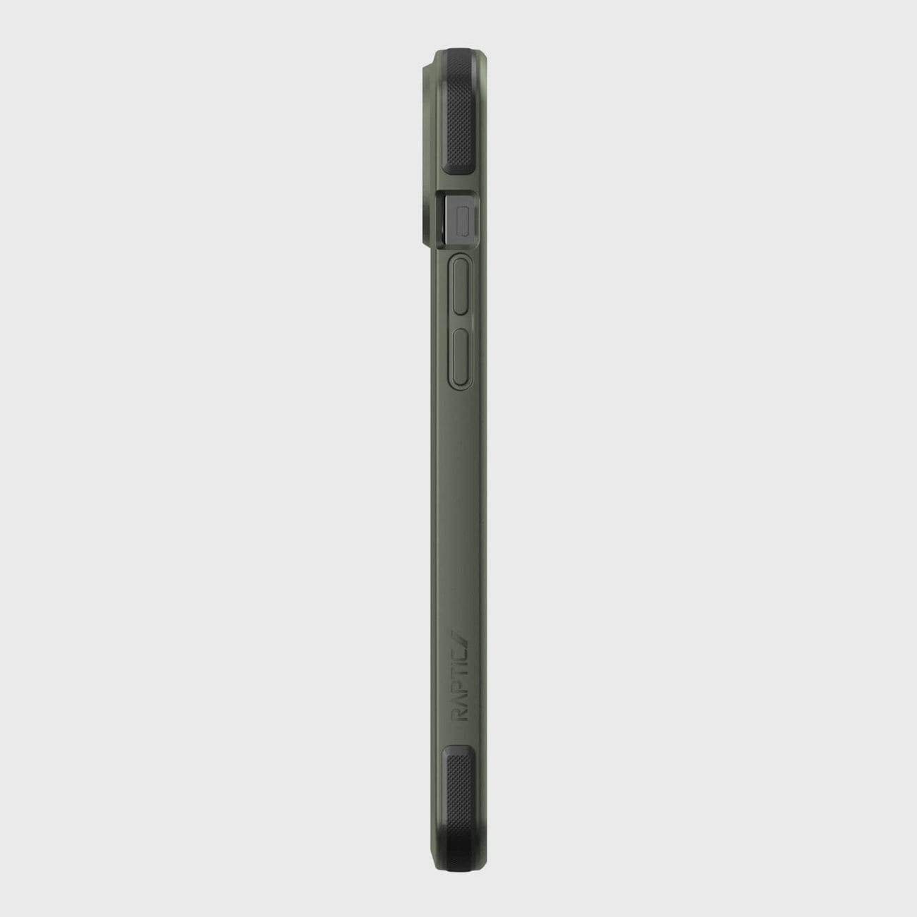 Raptic X-Doria Secure Case iPhone 14 Plus kanssa MagSafe panssaroitu kansi vihreä