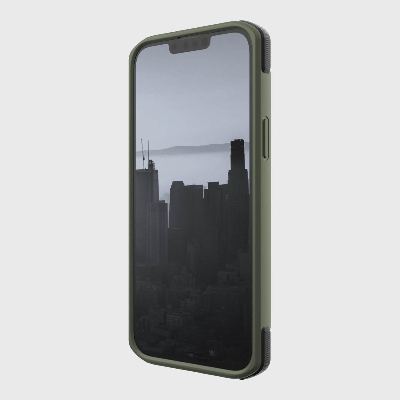 Raptic X-Doria Secure Case iPhone 14 Plus kanssa MagSafe panssaroitu kansi vihreä
